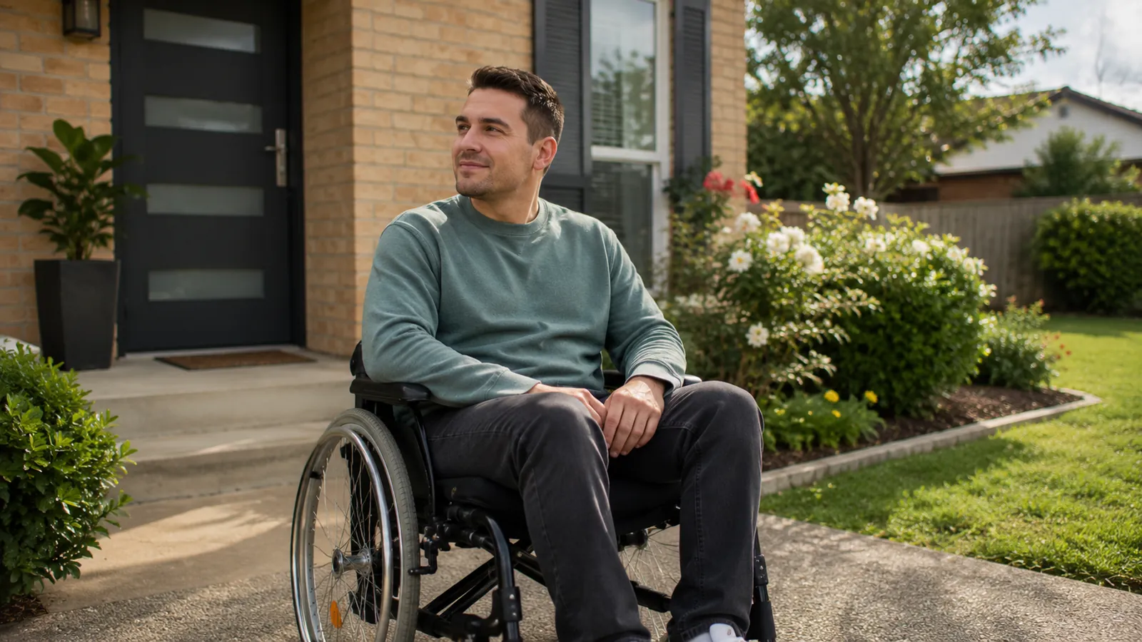 A participant in their Supported Independent Living home